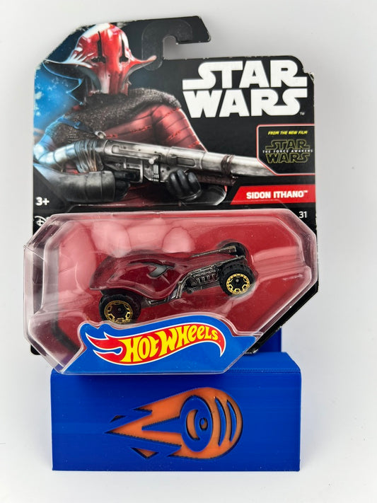 Hot Wheels Star Wars Sidon Ithano Character Car – 1:64 Scale Fishwheels