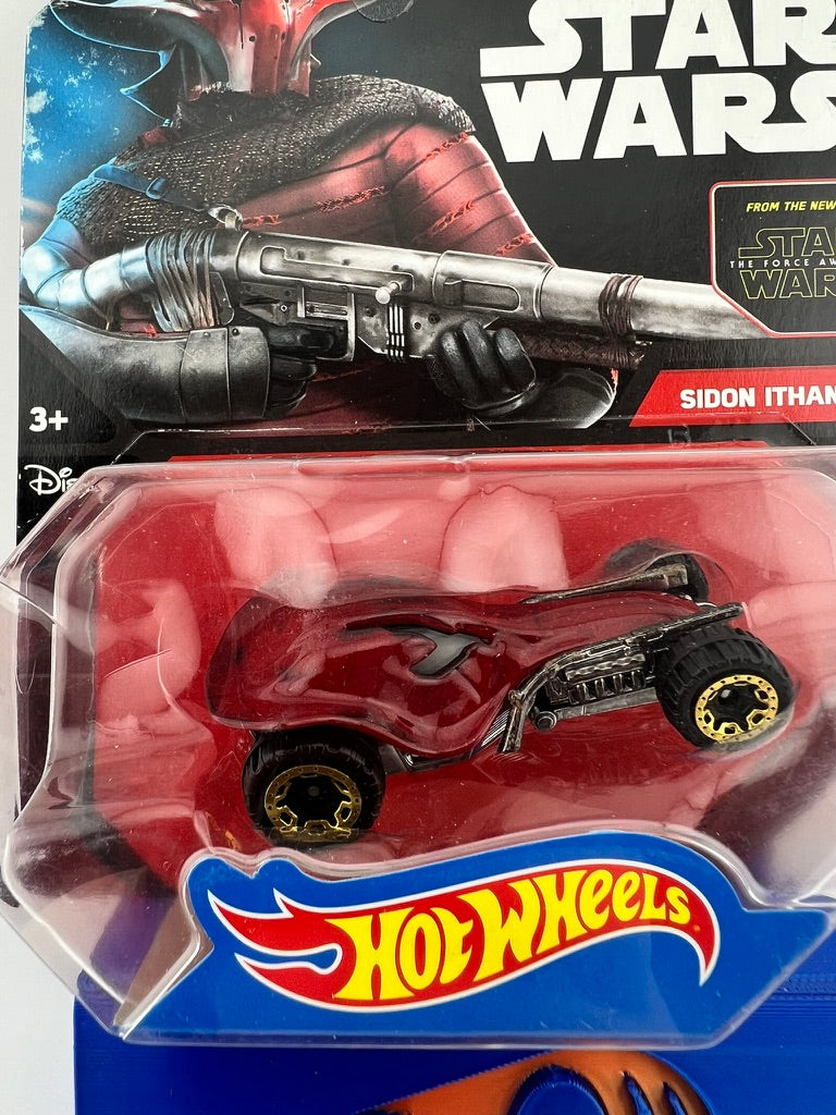 Hot Wheels Star Wars Sidon Ithano Character Car – 1:64 Scale Fishwheels