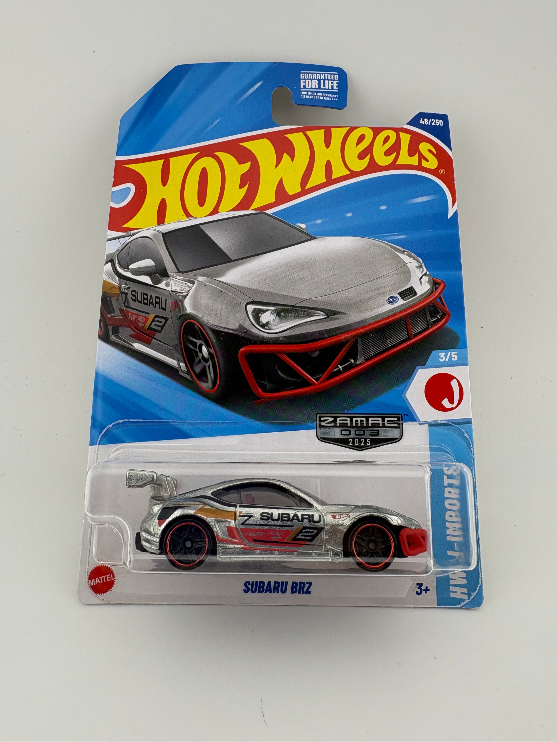 Hot Wheels Subaru BRZ – ZAMAC 2025 (003/2025) | HW J-Imports 3/5