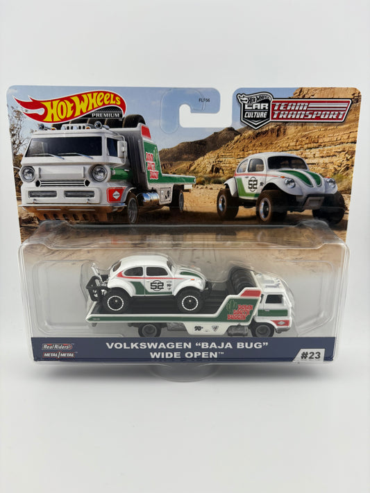 Hot Wheels Team Transport #23 – Volkswagen “Baja Bug” & Wide Open™