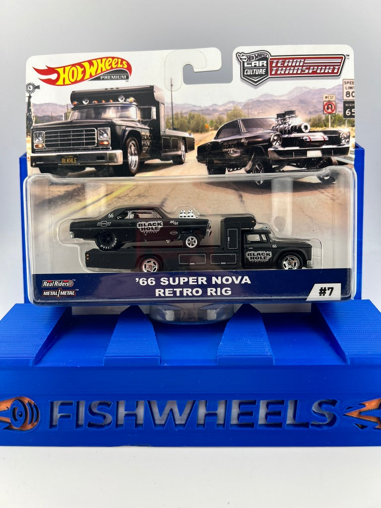 Hot Wheels Team Transport '66 Super Nova Retro Rig Fishwheels