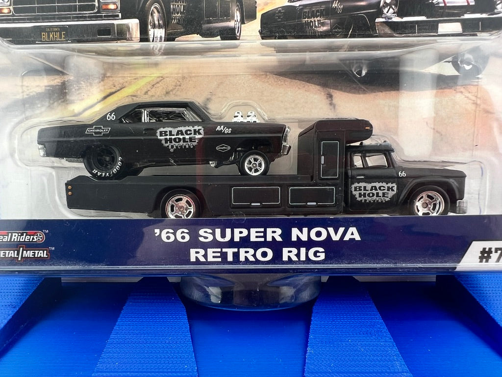 Hot Wheels Team Transport '66 Super Nova Retro Rig Fishwheels