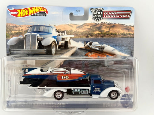 Hot Wheels Team Transport HW Classic Hydroplane Speed Waze Fishwheels