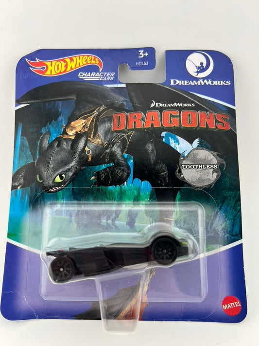 Hot Wheels Toothless (DreamWorks Dragons) Character Car Fishwheels