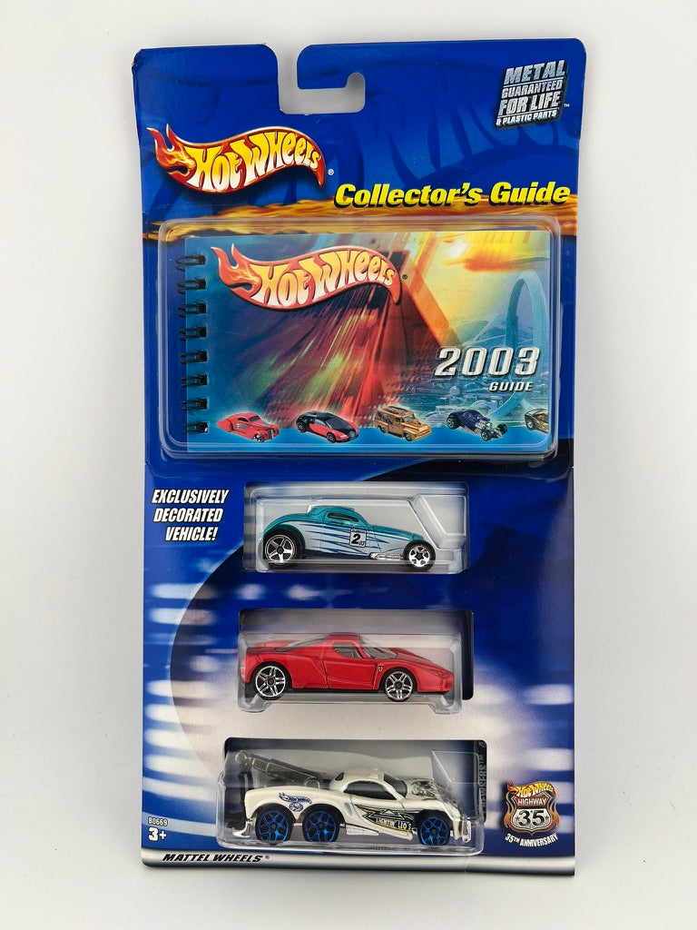 Hot Wheels Vintage Collector’s Guide 3-Car Pack with 2003 Guide (Blue Kool Kombi Pack) Fishwheels