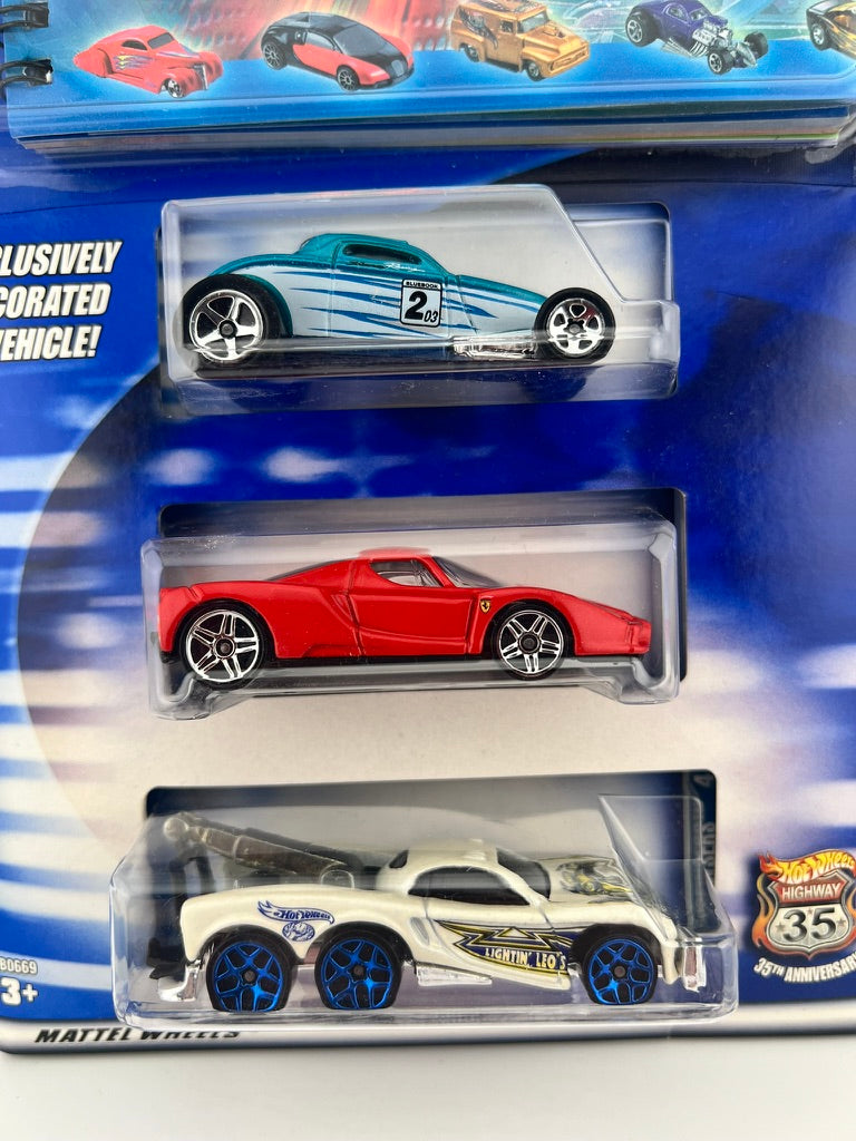 Hot Wheels Vintage Collector’s Guide 3-Car Pack with 2003 Guide (Blue Kool Kombi Pack) Fishwheels