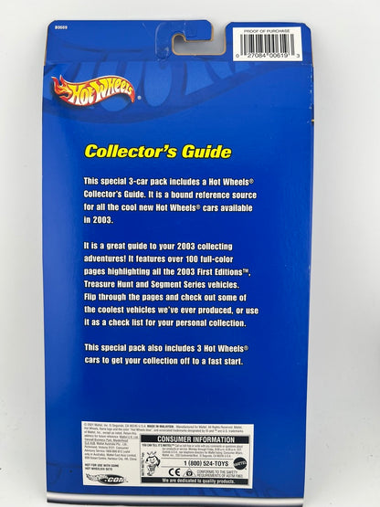 Hot Wheels Vintage Collector’s Guide 3-Car Pack with 2003 Guide (Blue Kool Kombi Pack) Fishwheels