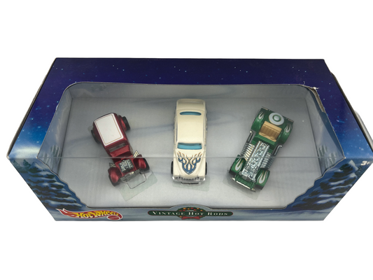 Hot Wheels Vintage Hot Rods Holiday 3-Car Set 1:64 Scale Fishwheels
