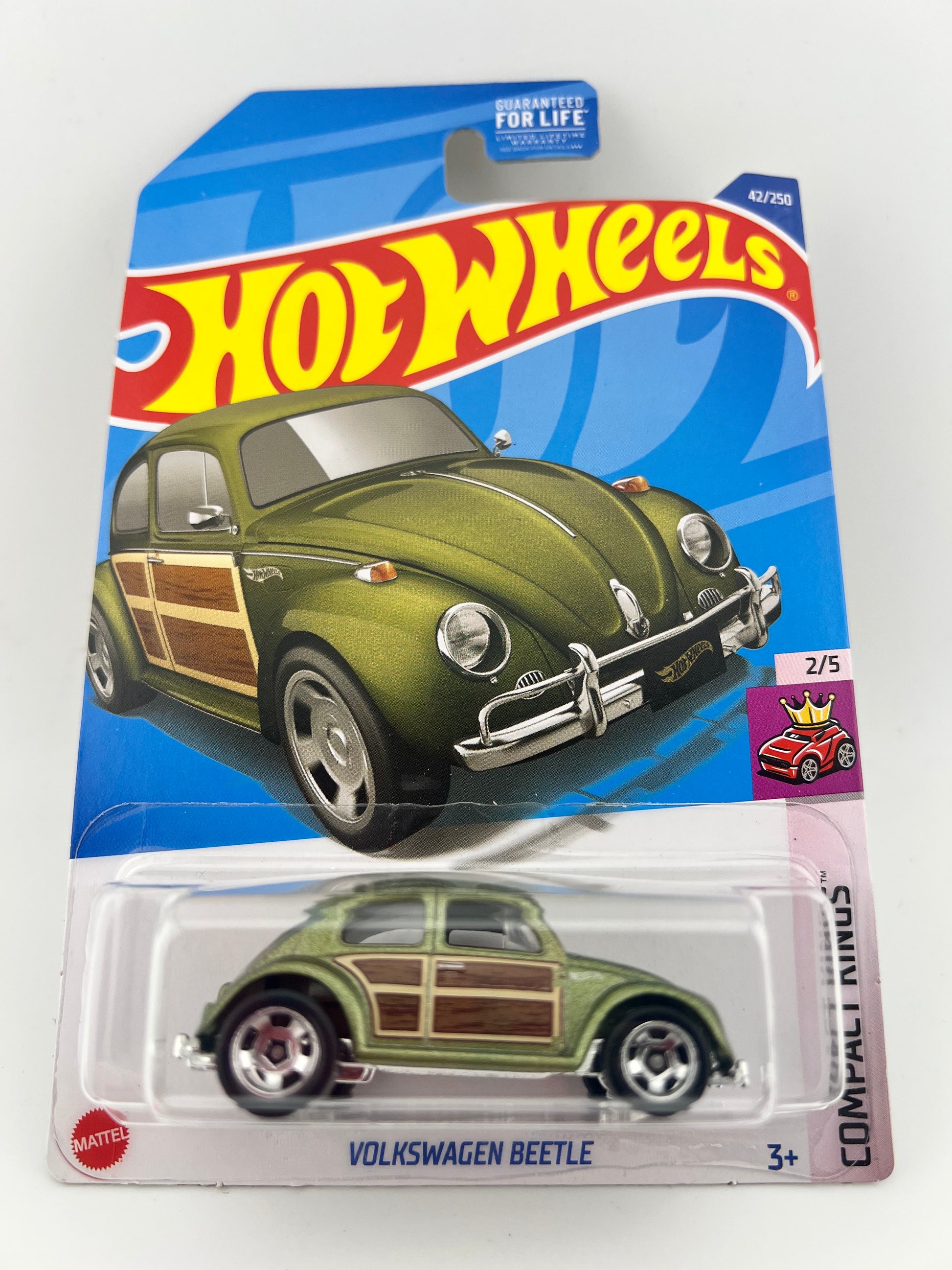 Hot Wheels Volkswagen Beetle Compact Kings 2/5 (Green)  Fishwheels