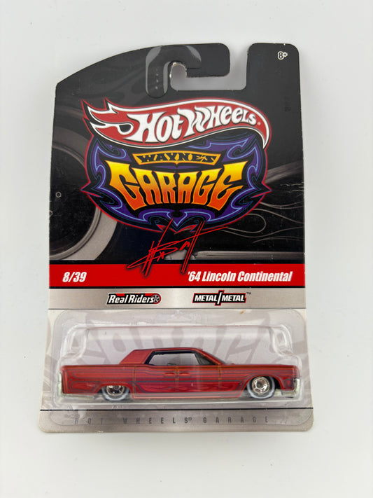 Hot Wheels Wayne’s Garage '64 Lincoln Continental(Red with Flames)