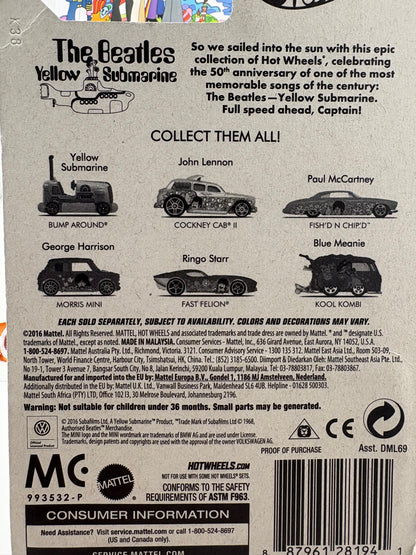 Hot Wheels x The Beatles – Yellow Submarine Collection (2016)