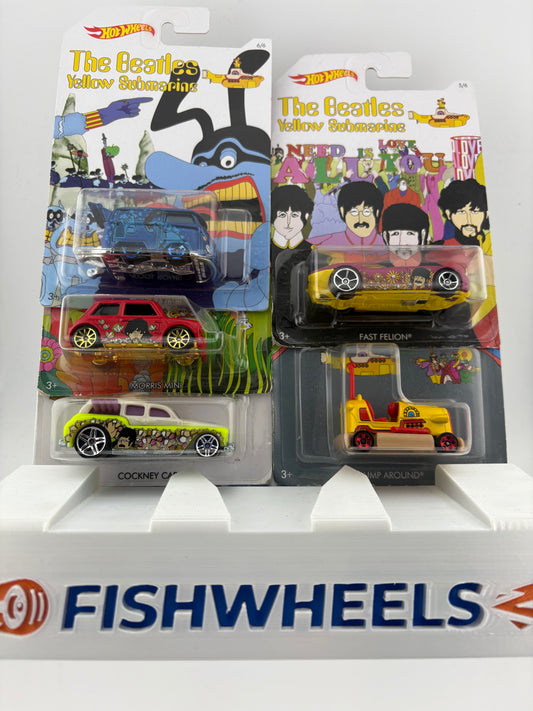 Hot Wheels x The Beatles – Yellow Submarine Collection (2016)(Incomplete Set)