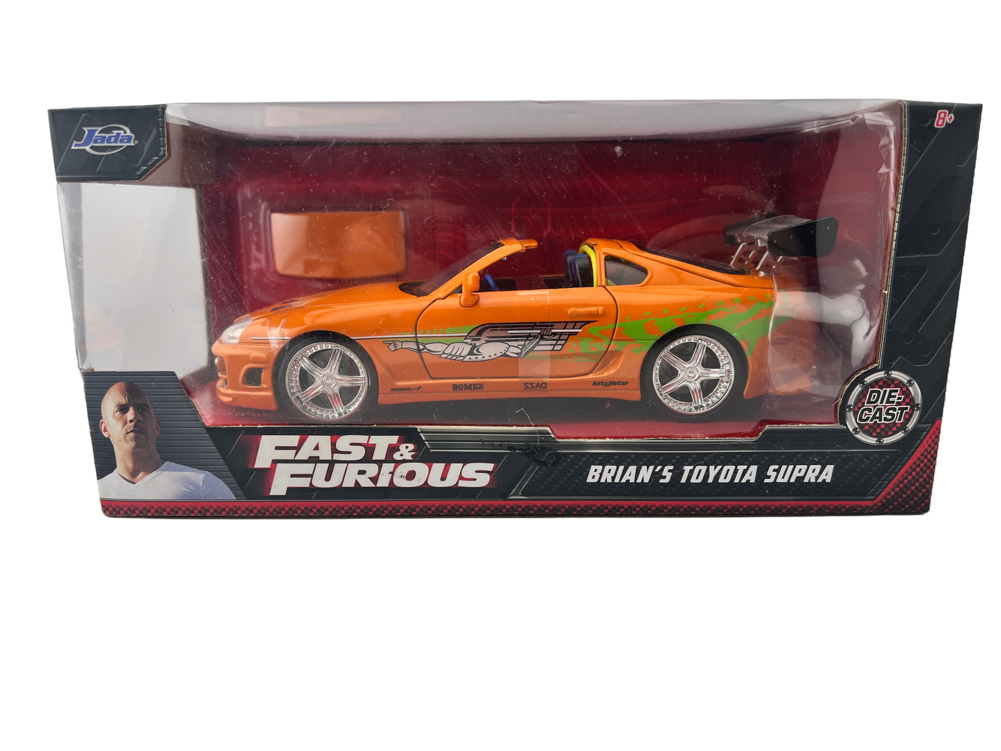 Jada Fast & Furious Brian's Toyota Supra (Orange) 1:24
