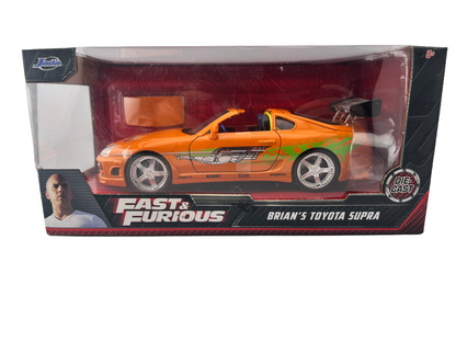 Jada Fast & Furious Brian's Toyota Supra (Orange) 1:24