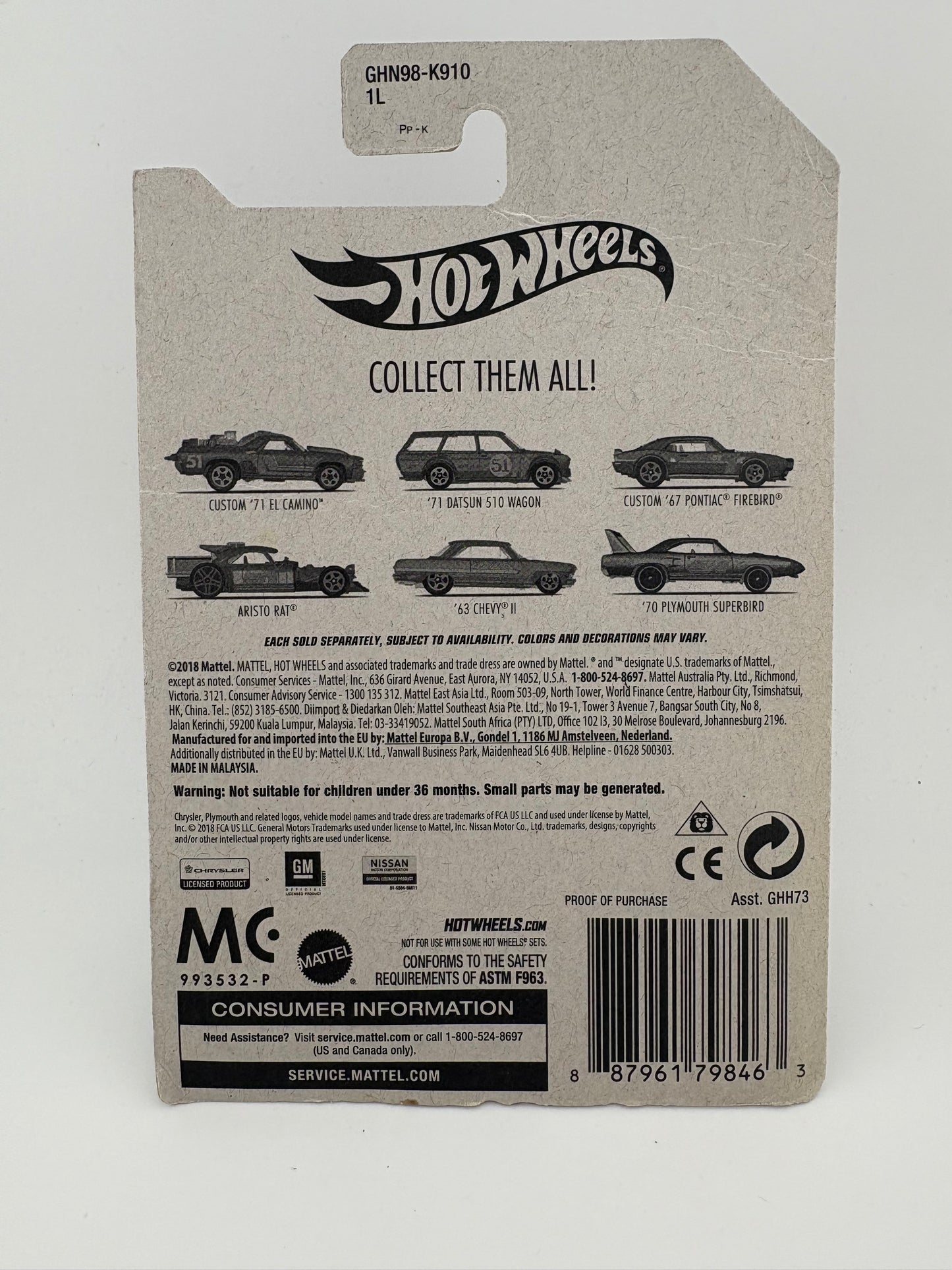 Hot Wheels “Gotta Go” – 51st Anniversary Gold & Black Edition