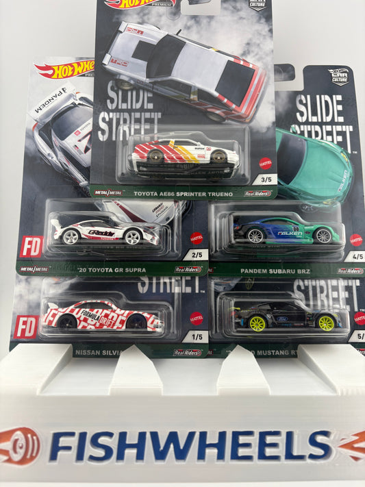 Hot Wheels Car Culture – Slide Street 5-Car Set (Formula Drift Series)