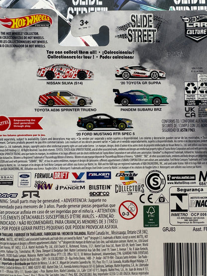 Hot Wheels Car Culture – Slide Street 5-Car Set (Formula Drift Series)