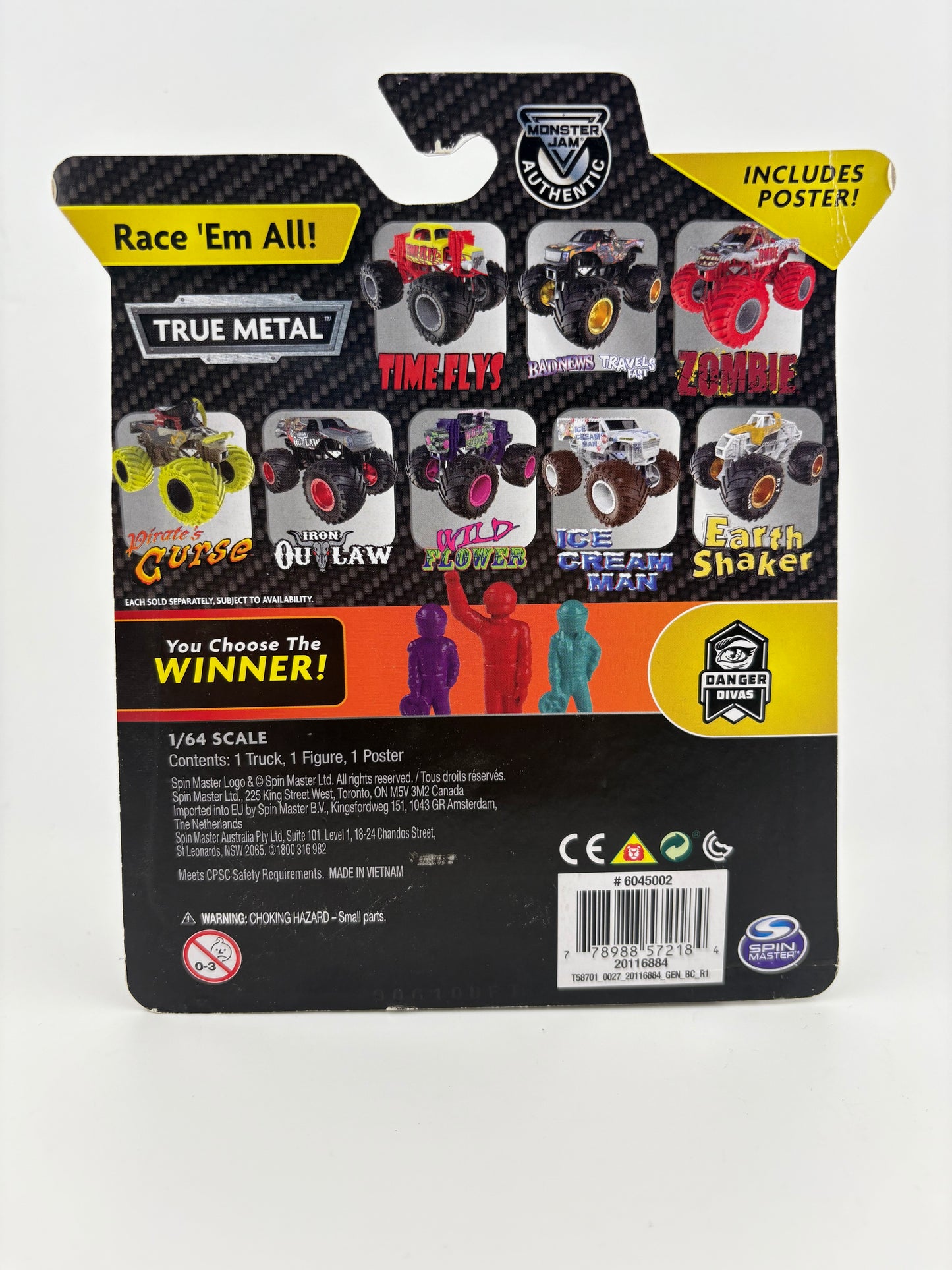 Monster Jam Grave Digger (Pink Rims)