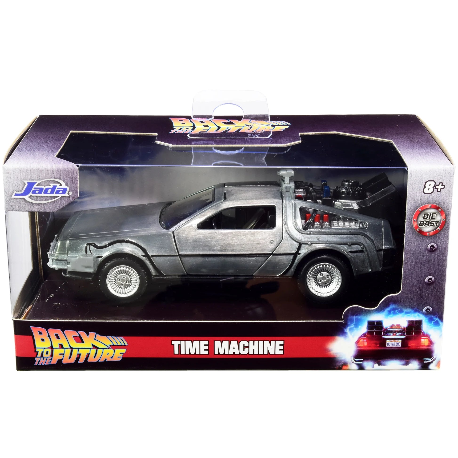 Jada Back to the Future DeLorean Time Machine 1:32 Fishwheels