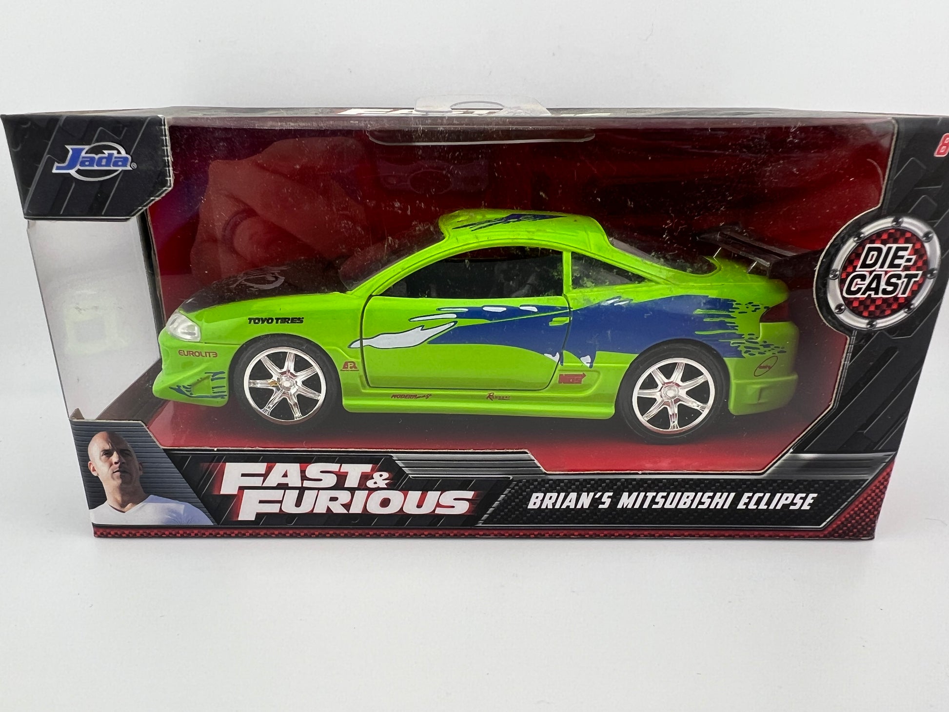 Jada Brian's Mitsubishi Eclipse Fast & Furious 1:32 Scale Fishwheels