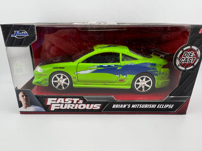 Jada Brian's Mitsubishi Eclipse Fast & Furious 1:32 Scale Fishwheels