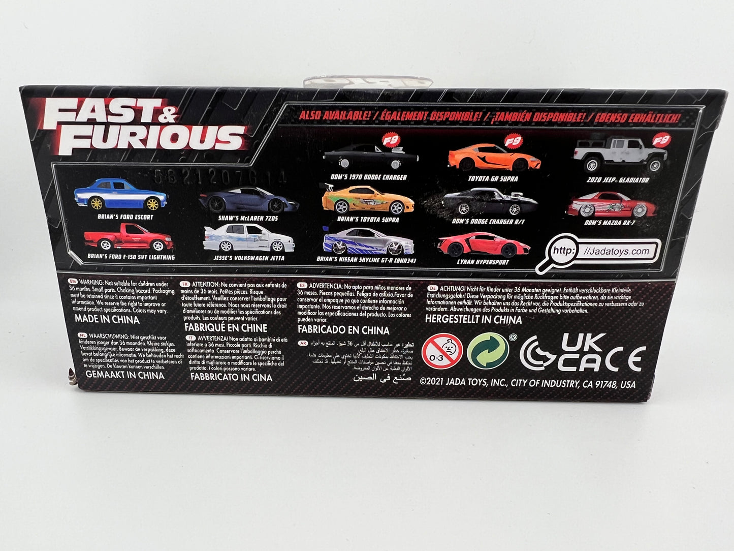 Jada Brian's Mitsubishi Eclipse Fast & Furious 1:32 Scale Fishwheels