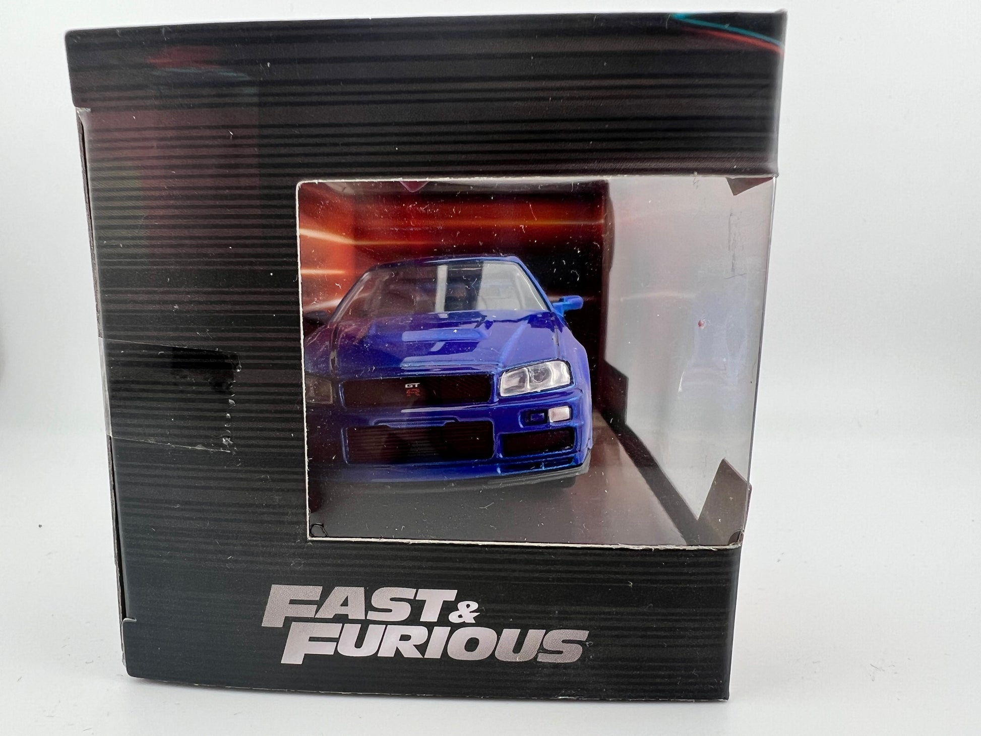 Jada Fast & Furious: Brian's Nissan Skyline GT-R R34 (Blue) 1:32 Scale Fishwheels