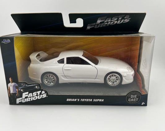 Jada Fast & Furious Brian's Toyota Supra 1:32 (White) Fishwheels