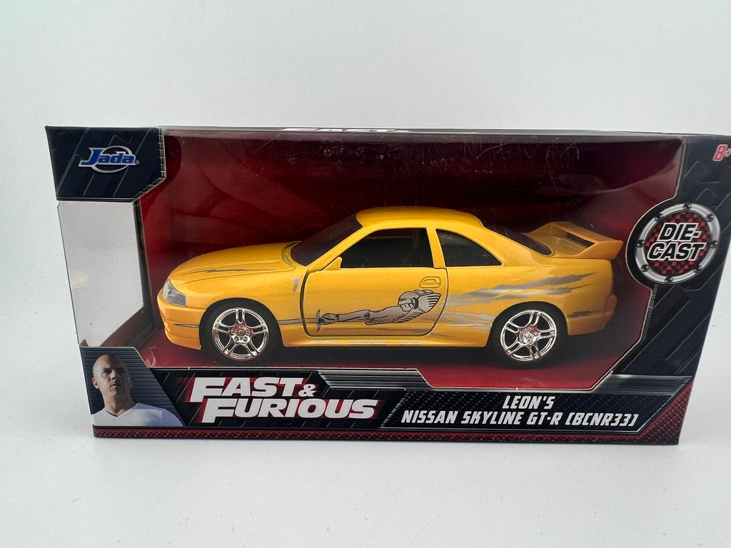 Jada Fast & Furious Nissan Skyline GT-R (BCNR33) Leon’s Fishwheels