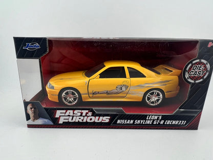 Jada Fast & Furious Nissan Skyline GT-R (BCNR33) Leon’s Fishwheels