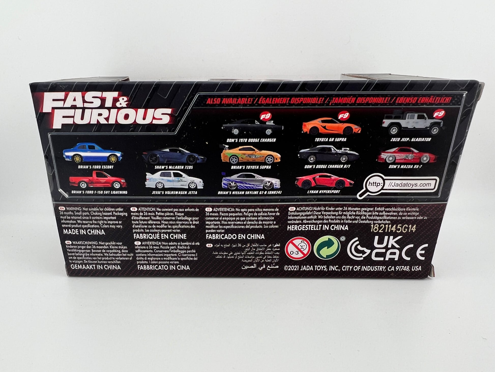 Jada Han's Mazda RX-7 Fast & Furious 1:32 Fishwheels