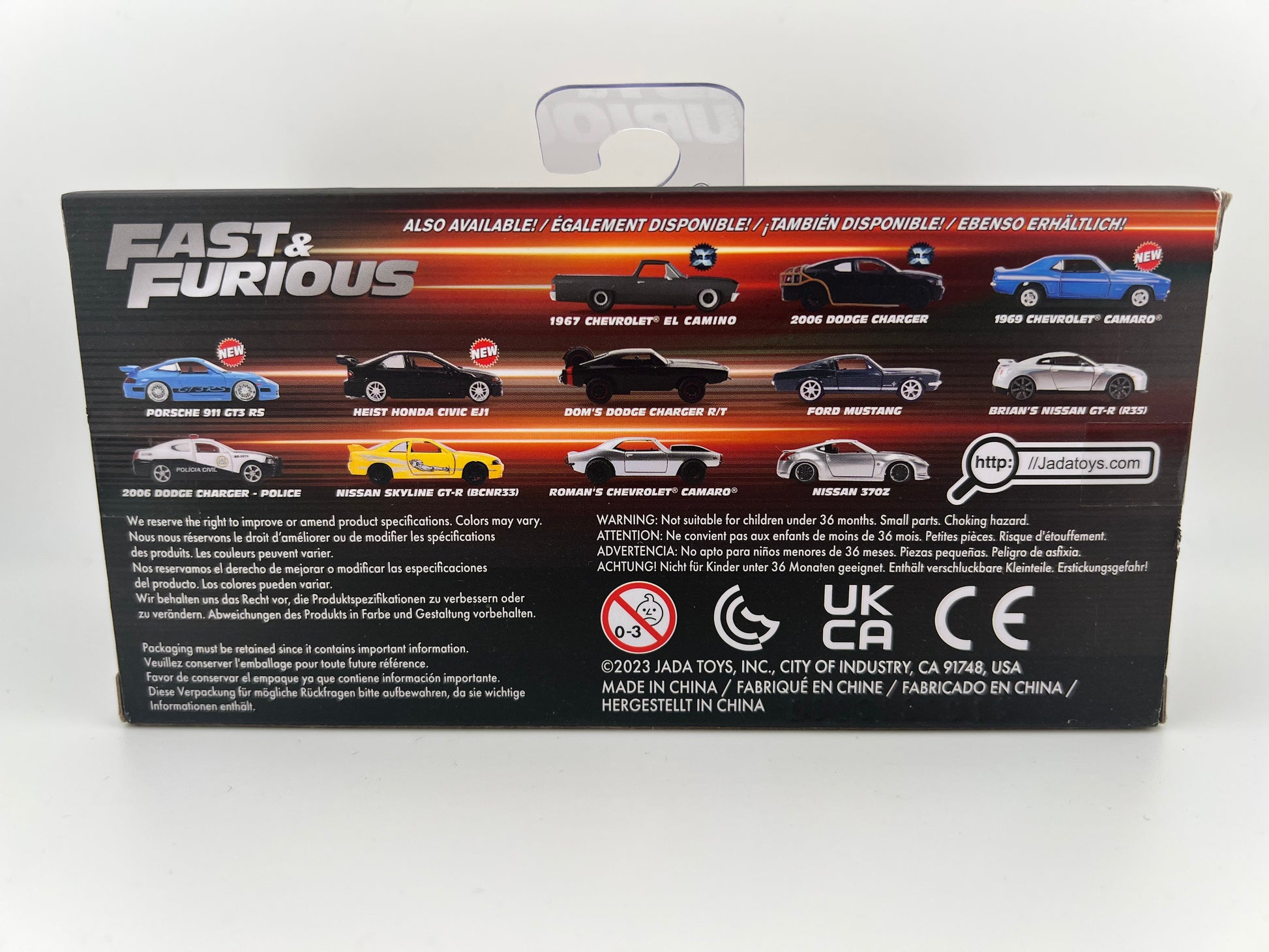 Jada Leon's Nissan Skyline GT-R (BCNR33) 1:32 Scale Fishwheels