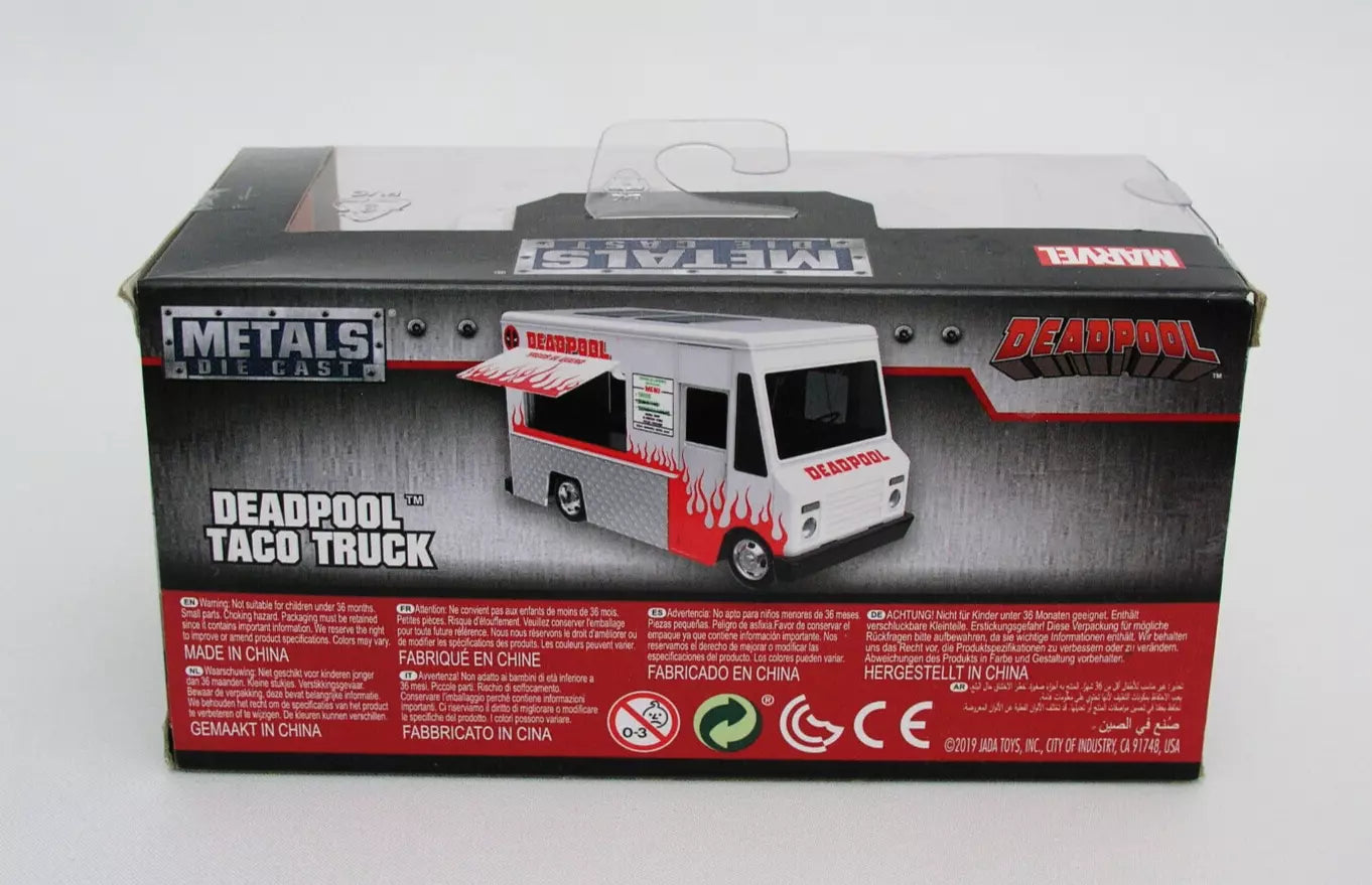 Jada Metals Die Cast Deadpool Taco Truck 1:32 Scale Fishwheels