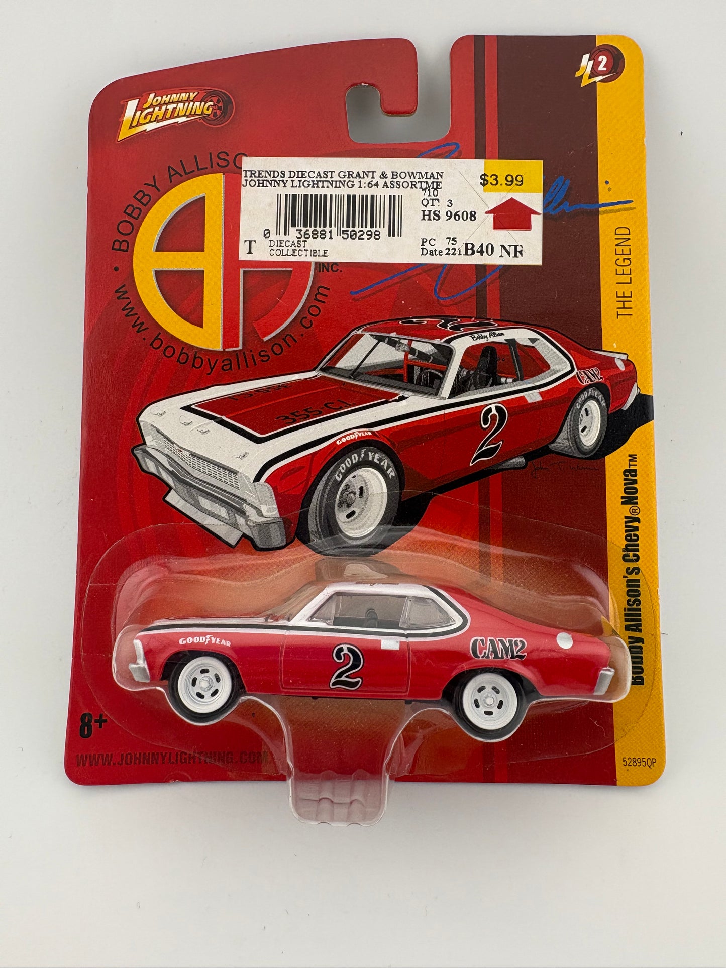 Johnny Lightning – Bobby Allison Chevy Nova #2