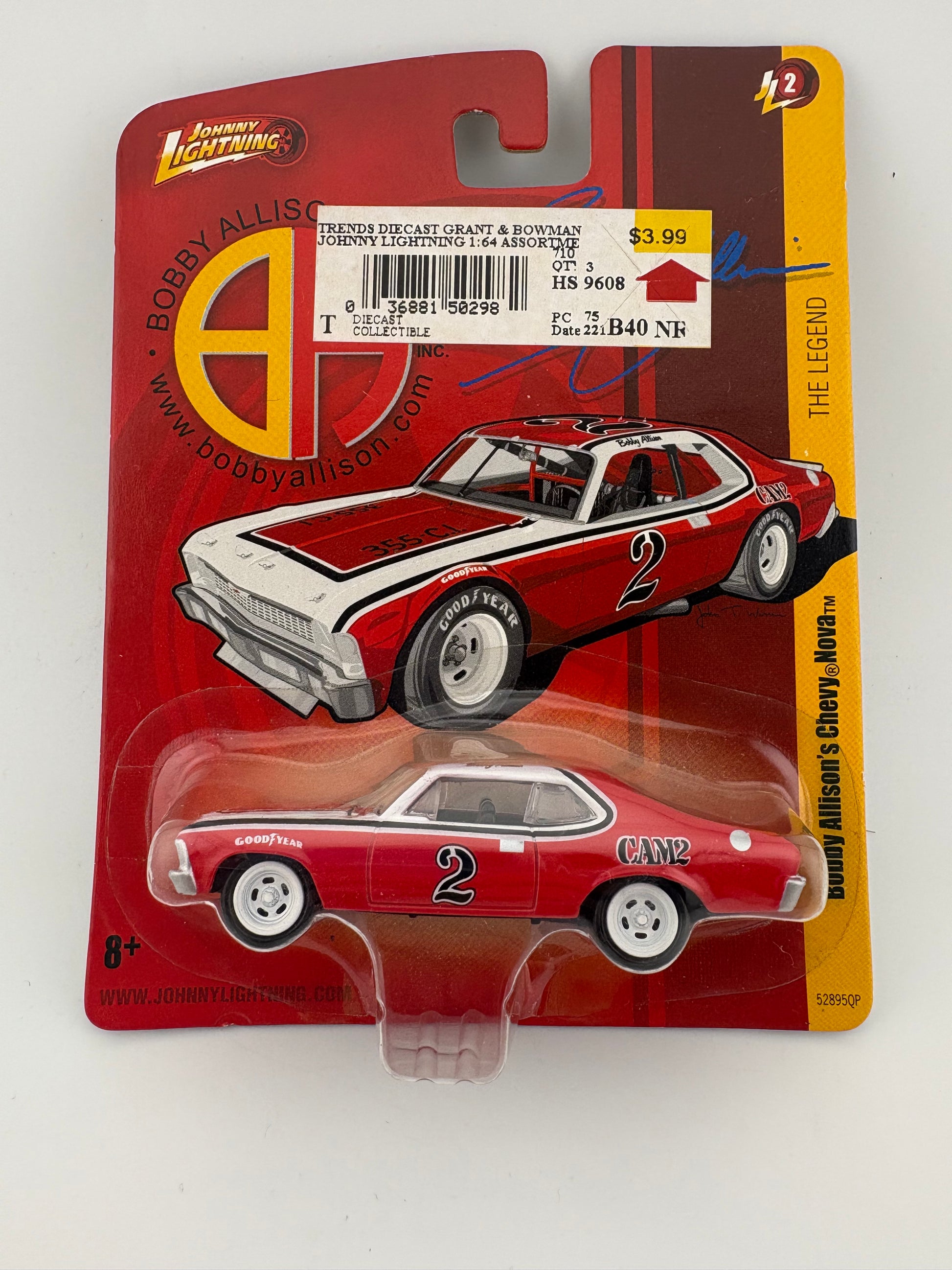 Johnny Lightning – Bobby Allison Chevy Nova #2