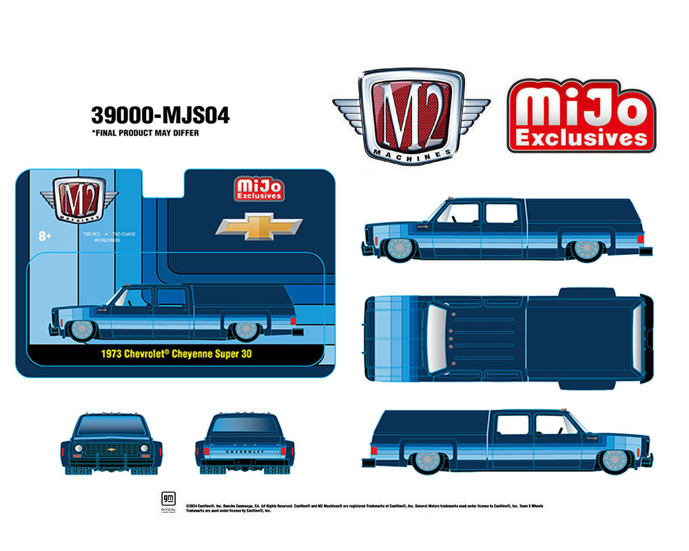 M2 Machines 1973 Chevrolet Cheyenne Super 30 (MiJo Exclusives) - Chase