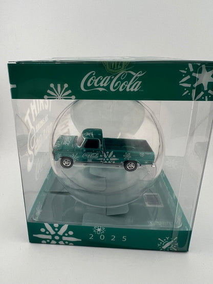 M2 Machines Coca-Cola Ford F-100 Ornament Fishwheels