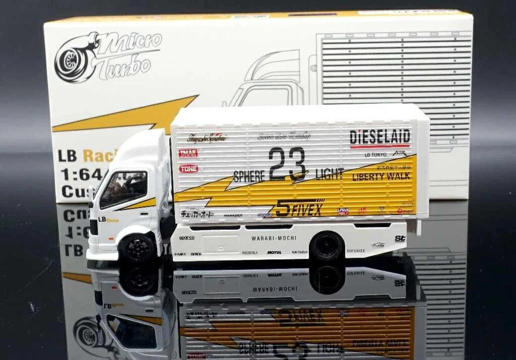 Micro Turbo LB Racing Custom Truck (1:64 Scale) Fishwheels