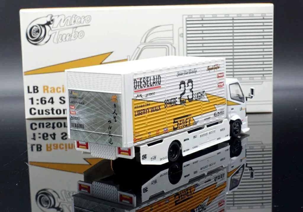 Micro Turbo LB Racing Custom Truck (1:64 Scale) Fishwheels