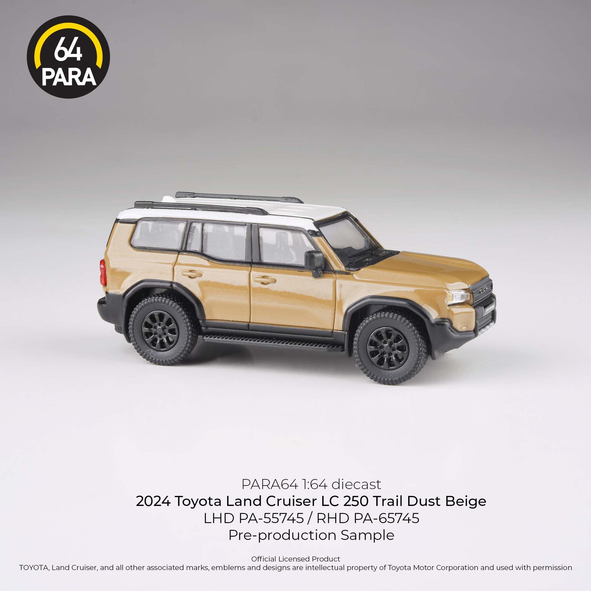2024 Toyota Land Cruiser 250 Trail Dust Para 64 1:64 Scale Fishwheels
