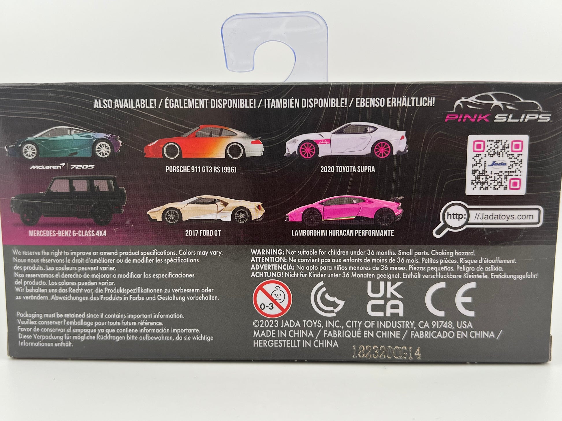 Pink Slips Porsche 911 GTS RS Jada 1:32 Scale Fishwheels