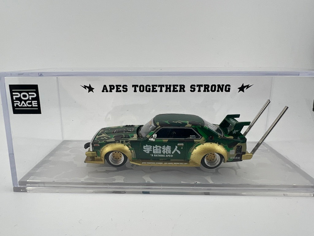 Pop Race Nissan Skyline C210 Bosozoku Style BAPE 30th Anniversary Fishwheels