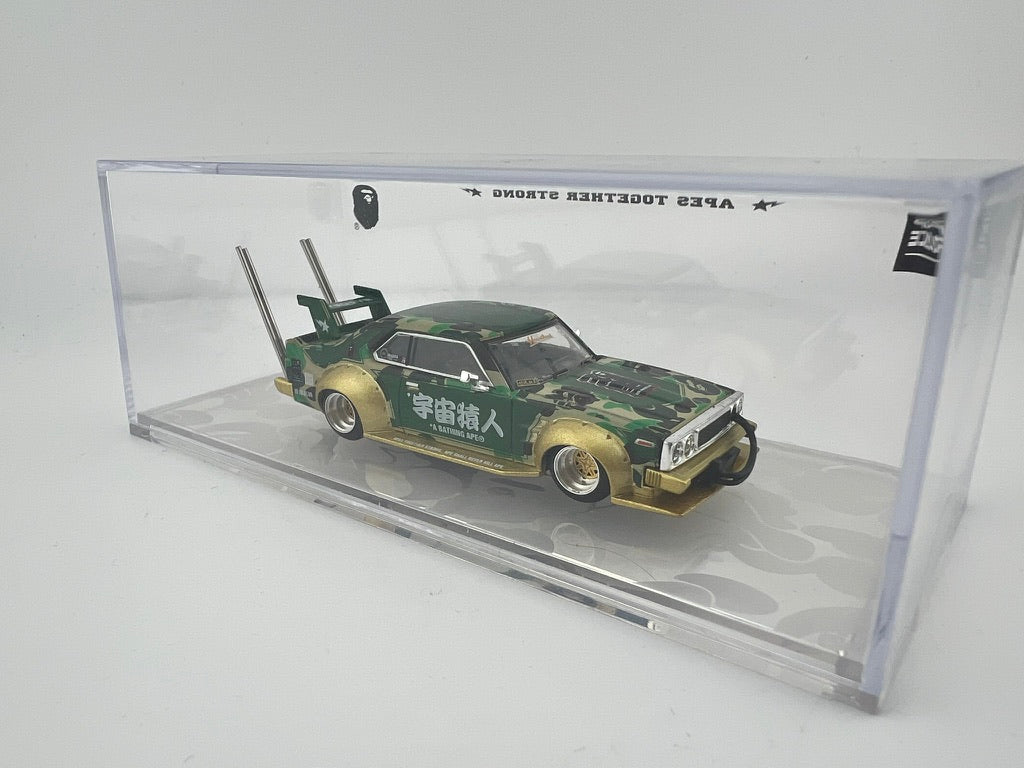 Pop Race Nissan Skyline C210 Bosozoku Style BAPE 30th Anniversary Fishwheels