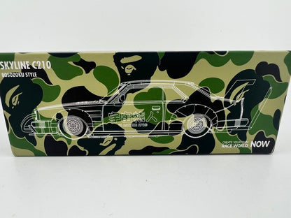 Pop Race Nissan Skyline C210 Bosozoku Style BAPE 30th Anniversary Fishwheels