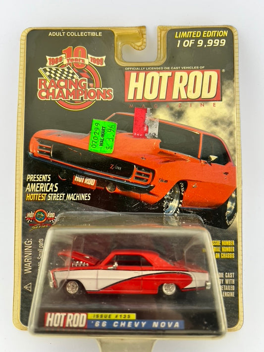 Racing Champions – 1966 Chevy Nova (Hot Rod Magazine, 10th Anniversary Edition) Fishwheels