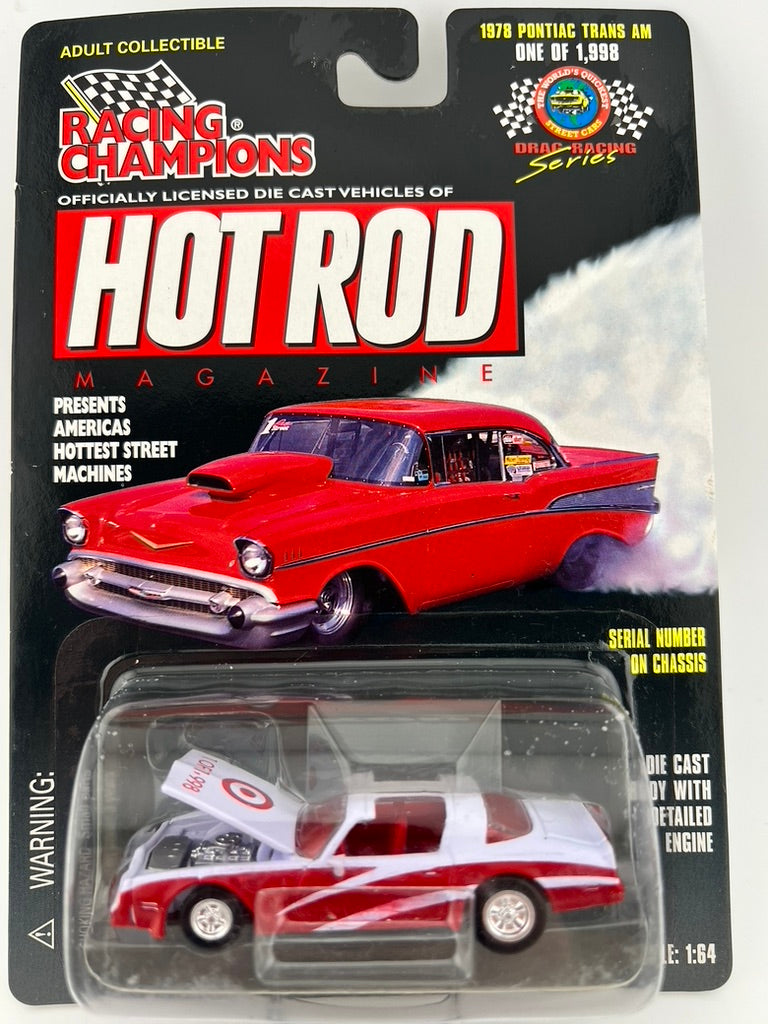 Racing Champions – 1978 Pontiac Trans Am (Hot Rod Magazine, Target Chase Car) Fishwheels

