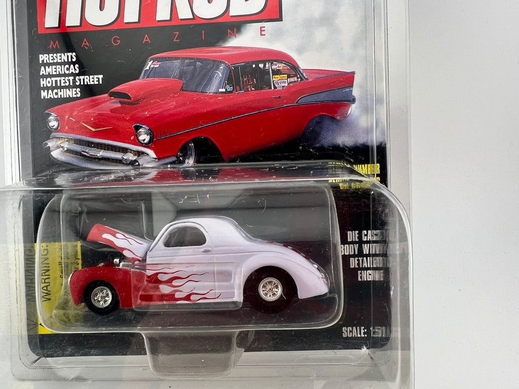 Racing Champions Hot Rod Magazine – 1941 Willys Coupe (Target Chase Car) Fishwheels
