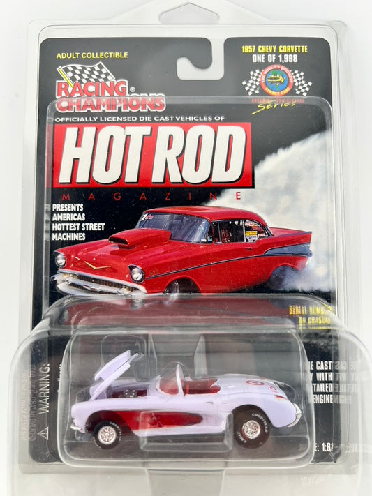 Racing Champions Hot Rod Magazine – 1957 Chevy Corvette (Target Chase Car) Fishwheels