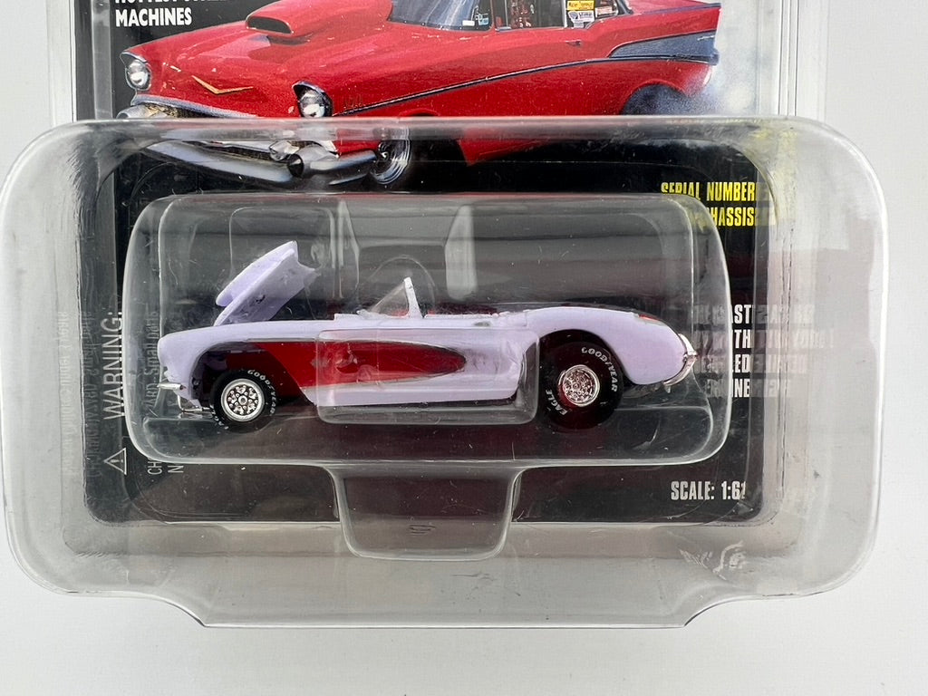 Racing Champions Hot Rod Magazine – 1957 Chevy Corvette (Target Chase Car) Fishwheels