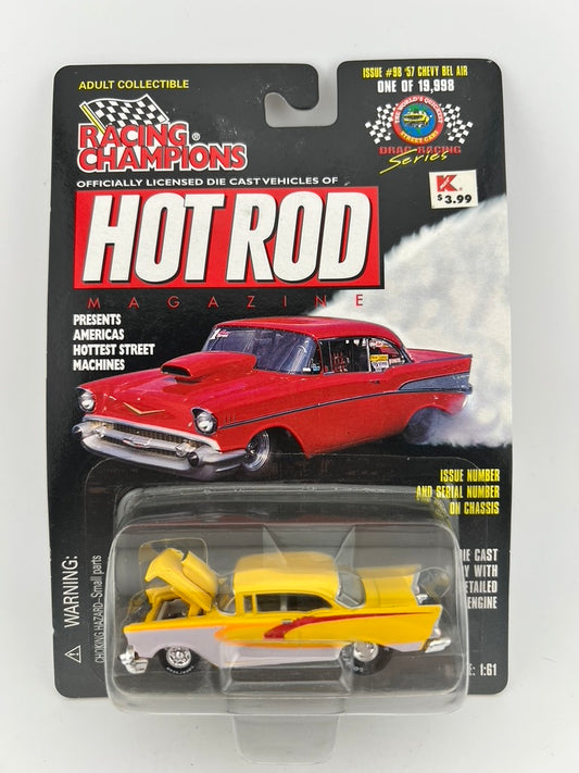 Racing Champions Hot Rod Magazine – ’57 Chevy Bel Air (Drag Racing Series) Fishwheels